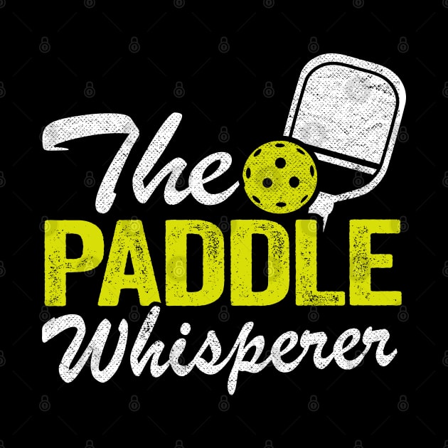 The Paddle Whisperer Funny Pickleball by Kuehni