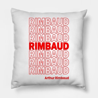 Arthur Rimbaud Thank You Pillow