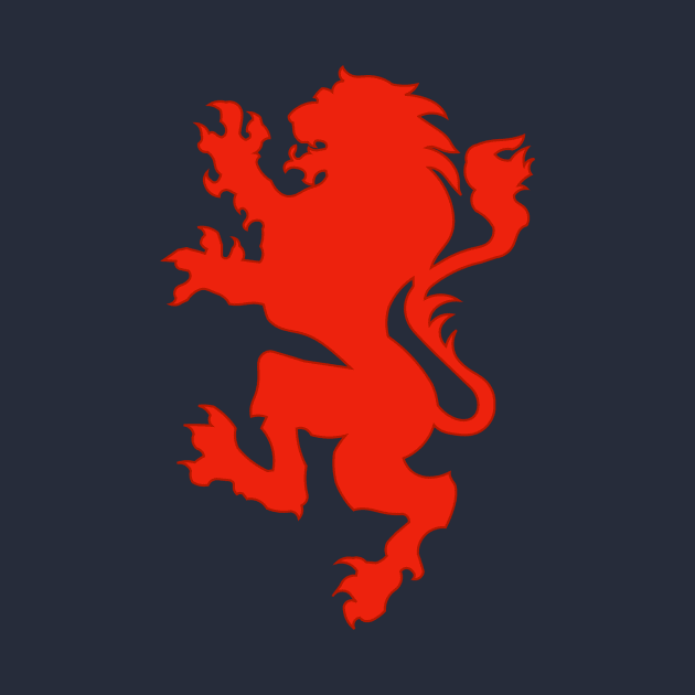 Narnia Flag (Lion Only) by C E Richards