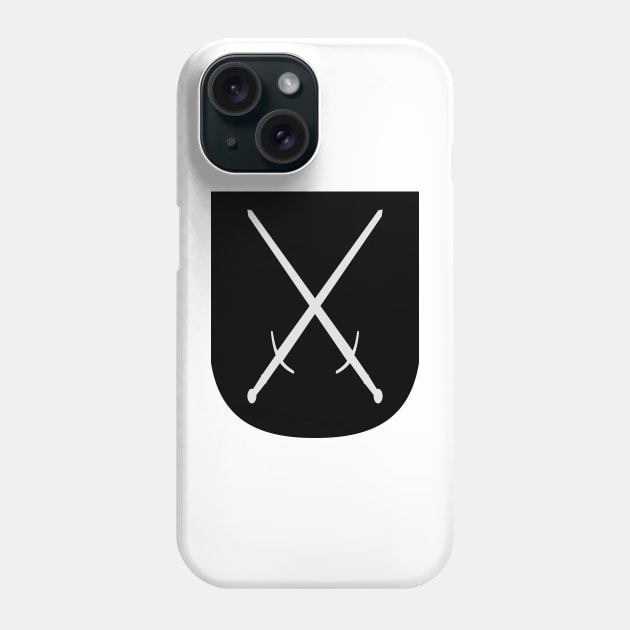 Blazon of Swords I Phone Case by PabloDeChenez