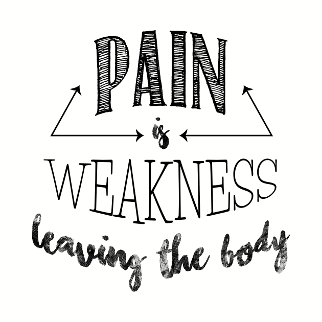 Pain is Weakness by PeaceLoveandWeightLoss