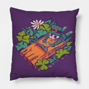 Unlucky Leprechaun Pillow