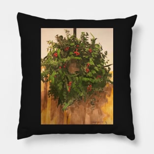 Hanging Christmas Wreath Pillow