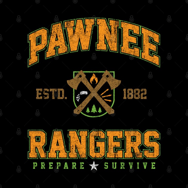 Pawnee Rangers by huckblade