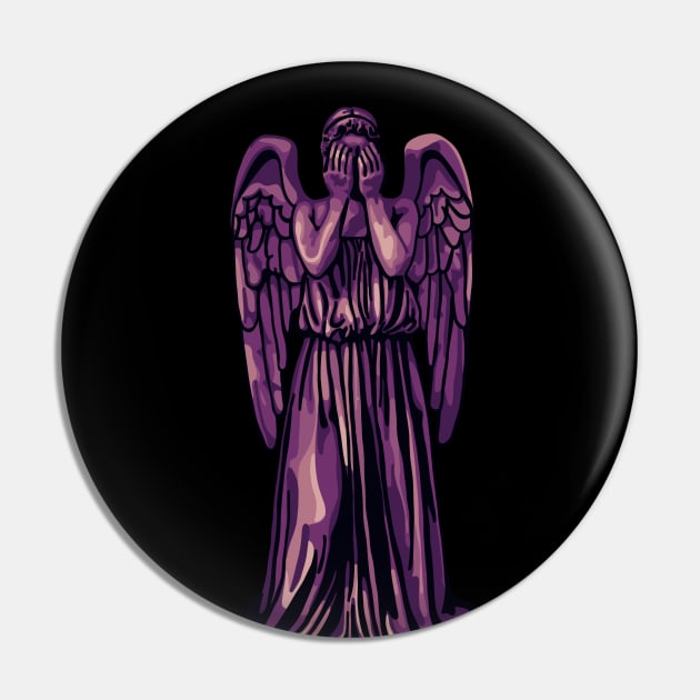 Weeping Angel - Don't Blink Pin by Slightly Unhinged