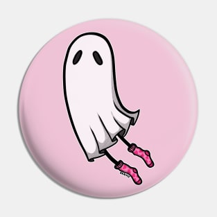 Heart Socks Ghost Pin