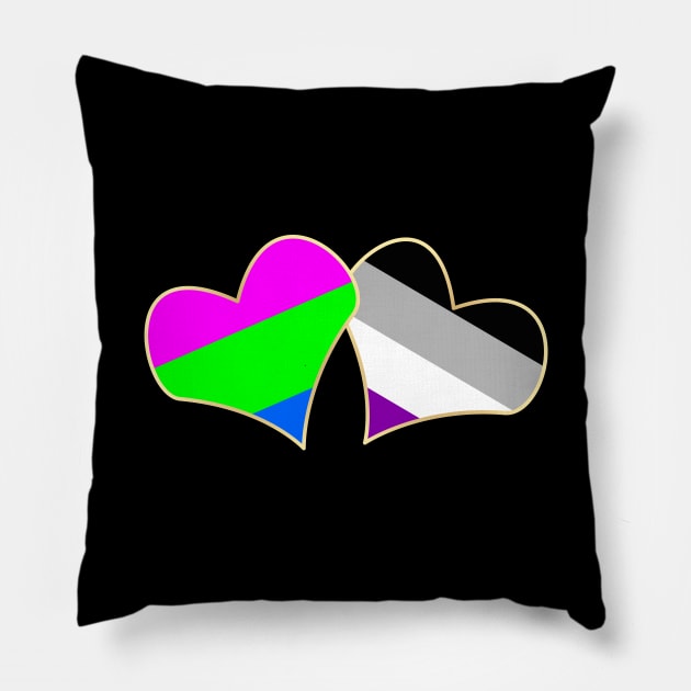 Double Attraction Pillow by traditionation