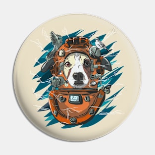 Time Dog Pin