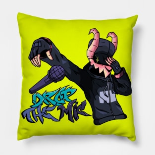 fnf tabi graffiti drop the mic without background Pillow