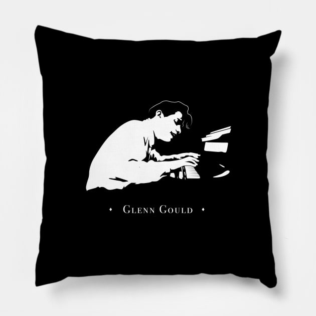 Glenn Gould Pillow by Woah_Jonny