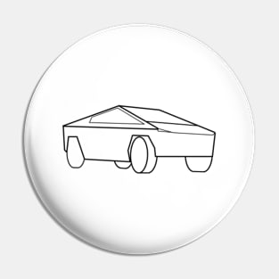 Tesla Cybertruck Outline Pin