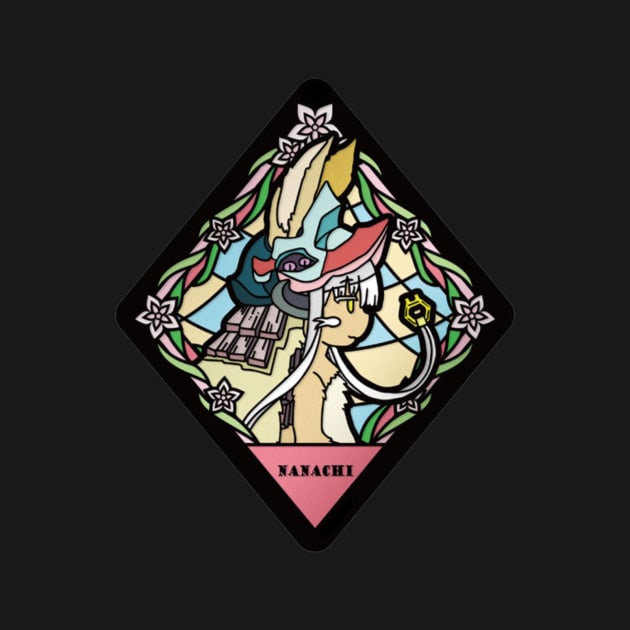 Nanachi Stained Glass Sticker by Beastlykitty