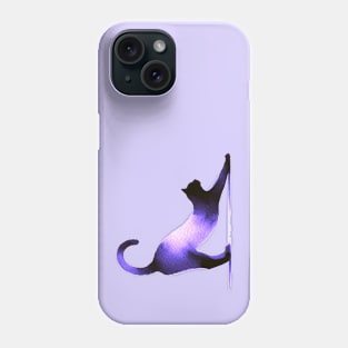 stretching cat Phone Case