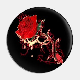 Sinner's Rose Pin