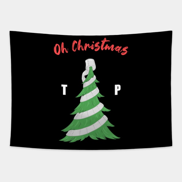 Oh Christmas TP Quarantine Tree Quarantree Tree Tapestry by TuuliTuule