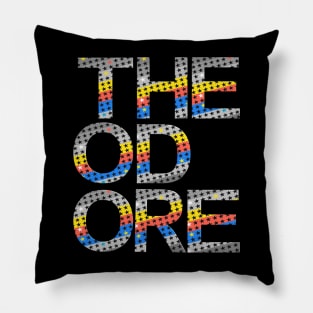 Theodore, name, typography Pillow