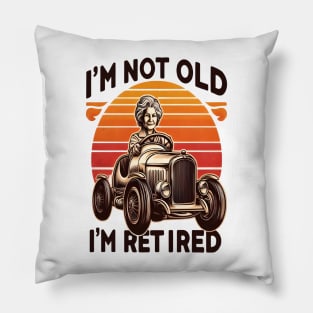 Timeless Retirement Boldly Printed Pillow