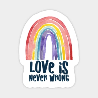 Love is Never Wrong Magnet