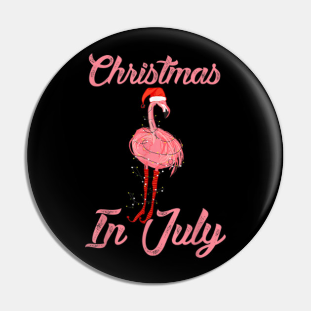 Christmas In July Santa Flamingo Summer Xmas Christmas