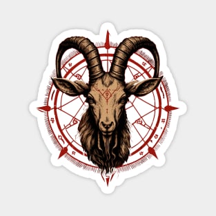 Satanic Goat Baphomet Magnet