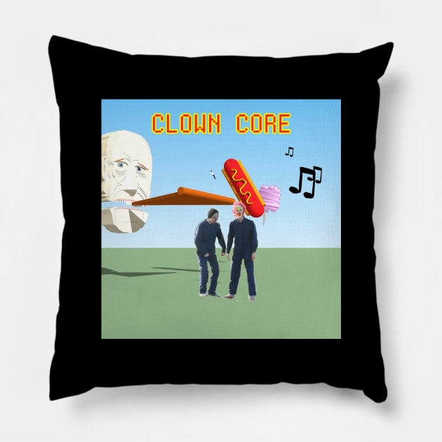 Clown Core #1 Pillow by corekah