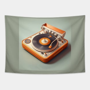 Turntable illustration Tapestry