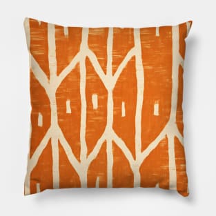 Abstract Mudcloth African Pattern Giraffe Pillow