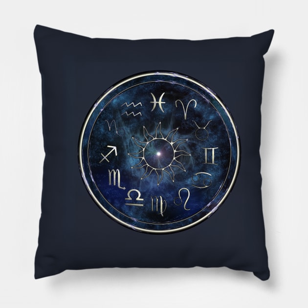 Zodiac Chart Pillow by Packrat