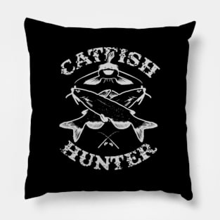 Catfish Hunter Fishers Fishing Pillow