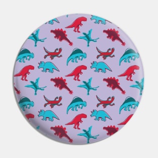 Dino Pattern Pin