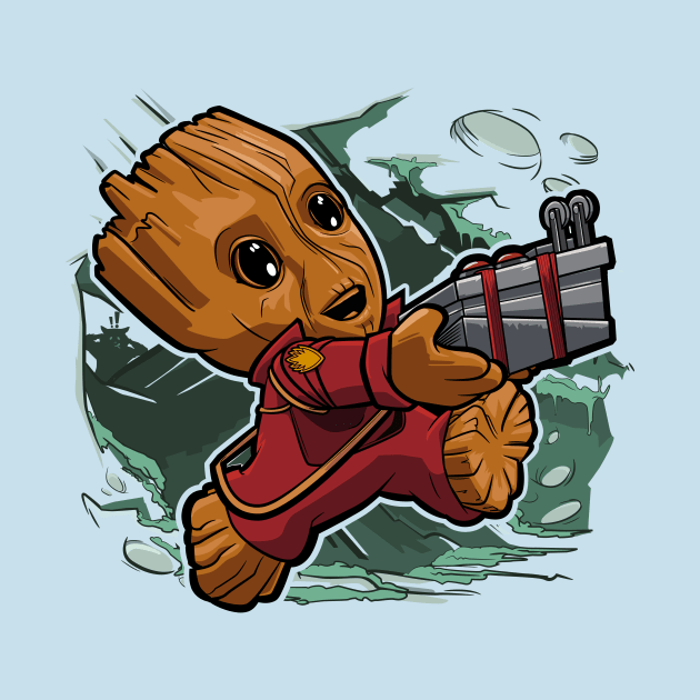 Super Tiny Groot by CoDDesigns