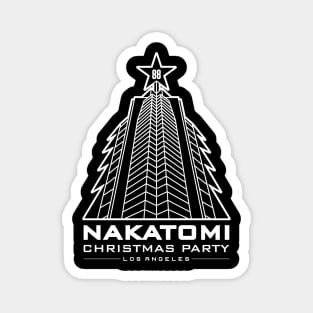 '88 Retro Nakatomi Christmas Party Magnet