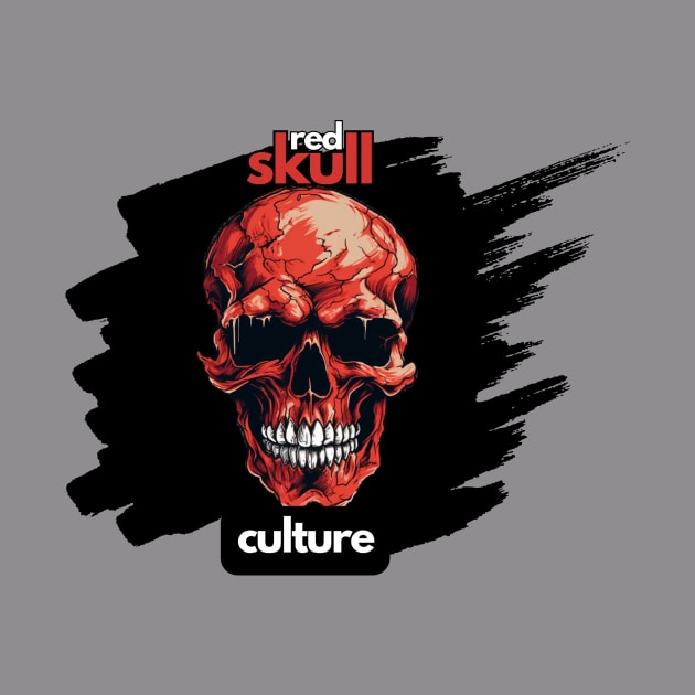 Red Skull Culture, Festival t-shirts, Unisex t-shirt, tees, men's t-shirt, women's t-shirt, summer t-shirts, trendy t-shirt, cool tees, gift by Clinsh Online 