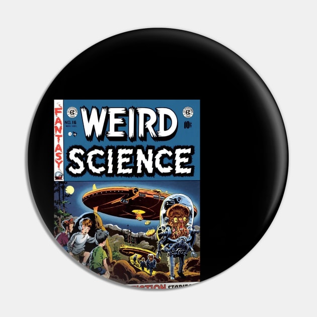 Vintage Sci Fi Comic Book Pin by jtees40