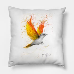 Citrus Star Bird Pillow