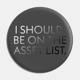 Asset List 1 Pin