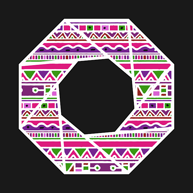 Ethnic octagon (pink) by PraceGraffix