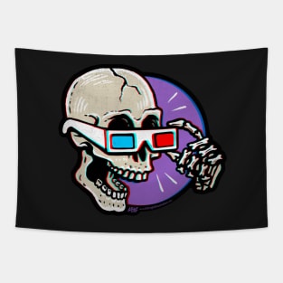 3D Glasses Are Skull Cracking Good Fun Tapestry