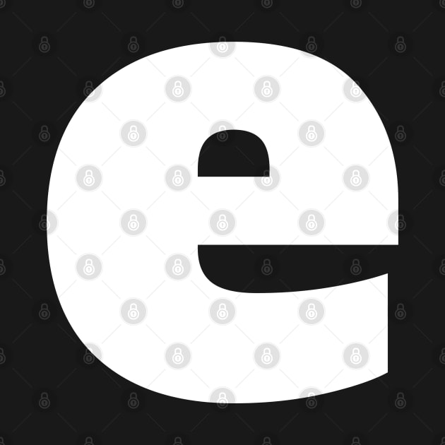 Alphabet E (lowercase letter e), Letter E by maro_00