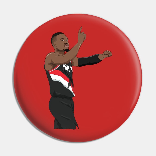 Damian Lillard 'Dametime' Pin by xavierjfong