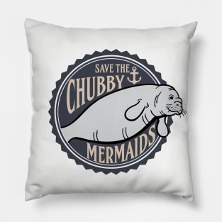 Chubby Mermaids Pillow