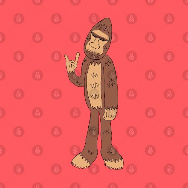 Rock on sasquatch by OzOddball