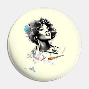 Whitney Houston Pin