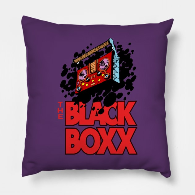 THE BLACK BOXX (WALKMAN) Pillow by INK&EYE CREATIVE