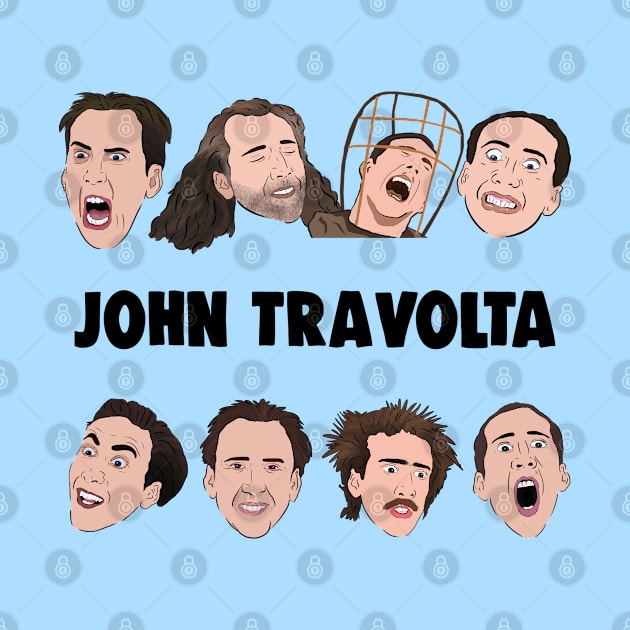 John Travolta by Barnyardy