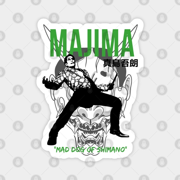 Majima - The Mad Dog of Shimano Magnet by Soulcatcher