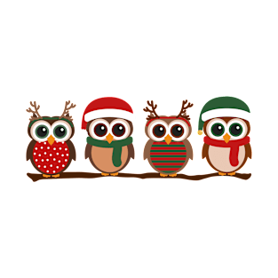 Christmas Owls T-Shirt