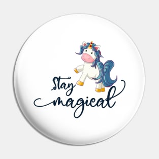 Christmas Unicorn: Stay Magical Pin