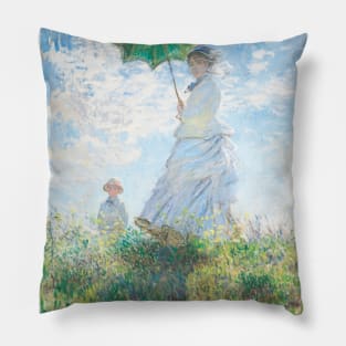 Claude Monet Parasol Pillow