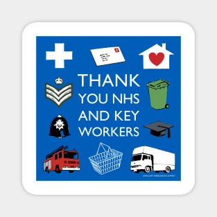Thank You NHS & Key Workers Magnet